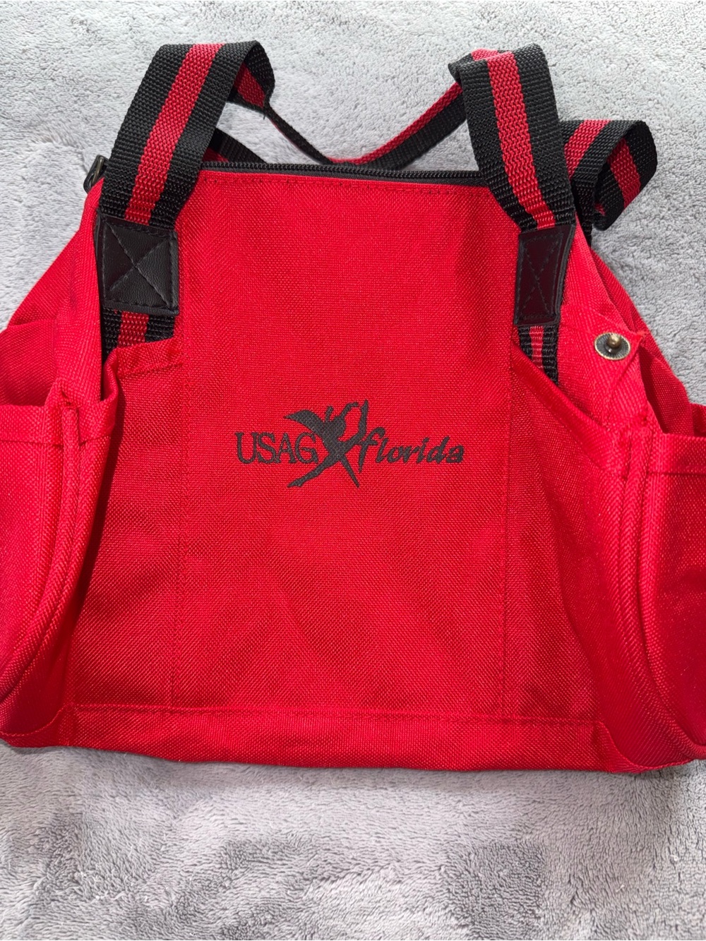 USAG Florida Red Canvas Nano Tote Bag